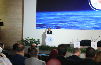 Minister addressing the inugural ceremony of the Global Congress on Health